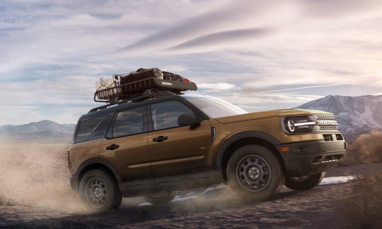 2022 Ford Bronco Sport with luggage rack