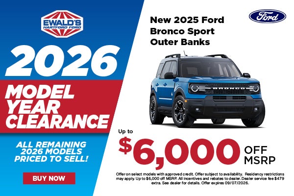 2025 Ford Bronco Sport Outer Banks up to $6,000 off MSRP
