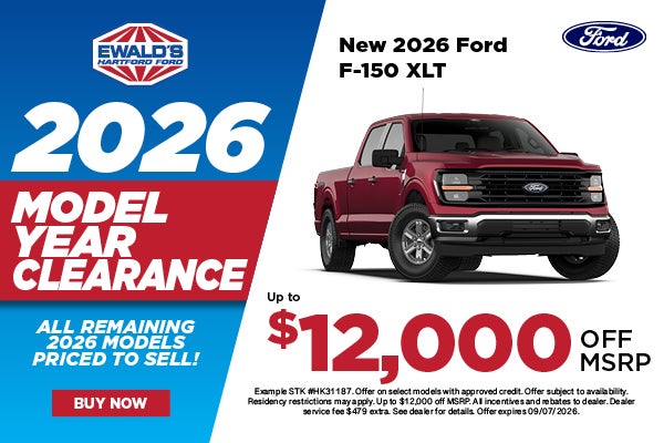 2026 Ford F-150 XLT up to $12,000 off MSRP