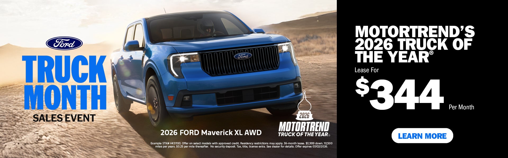 2026 MotorTrends Truck of the Year- Maverick