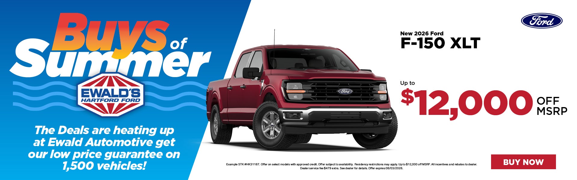 2026 Ford F-150 XLT up to $12,000 off MSRP