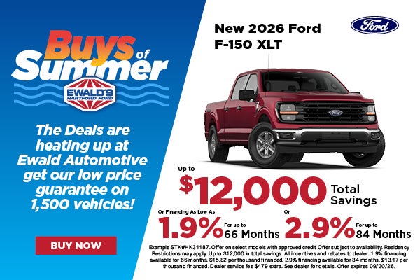 2026 Ford F-150 XLT up to $12,000 off MSRP