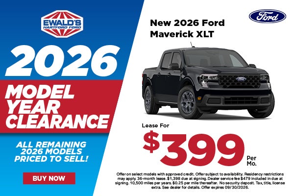 2026 Ford Maverick XLT Lease $399 
